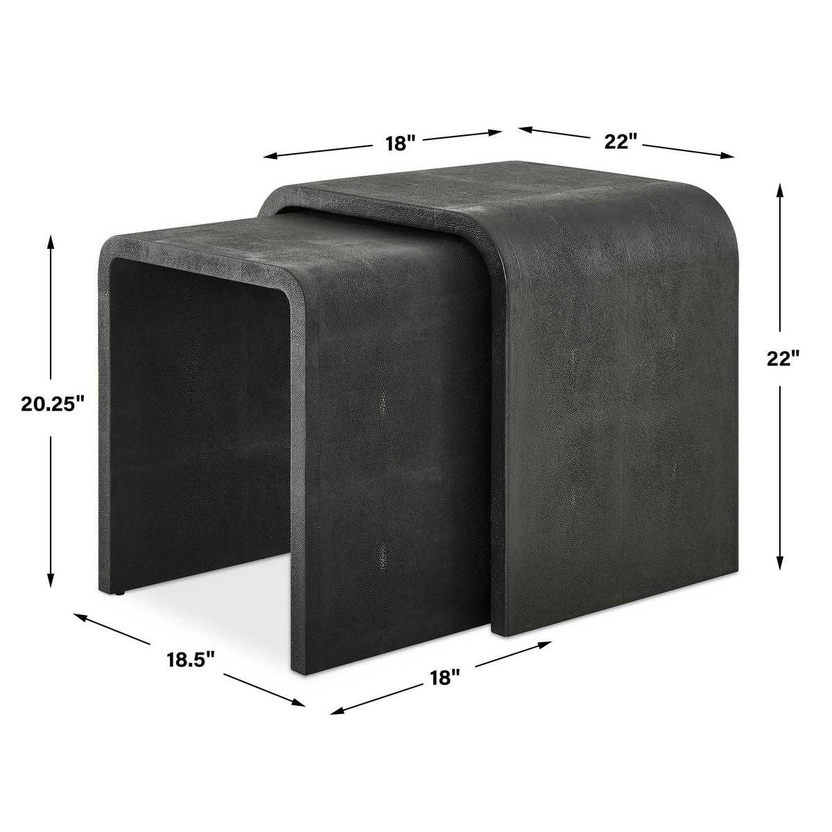 Interpose Side Table, S/2 – Furniture by Uttermost | Sutter & Vale