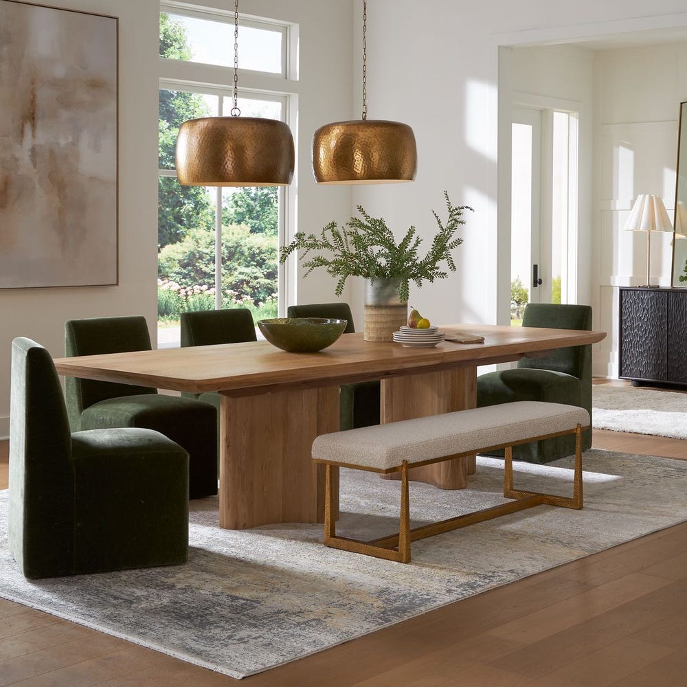 Cecelia Dining Table, 2 Cartons