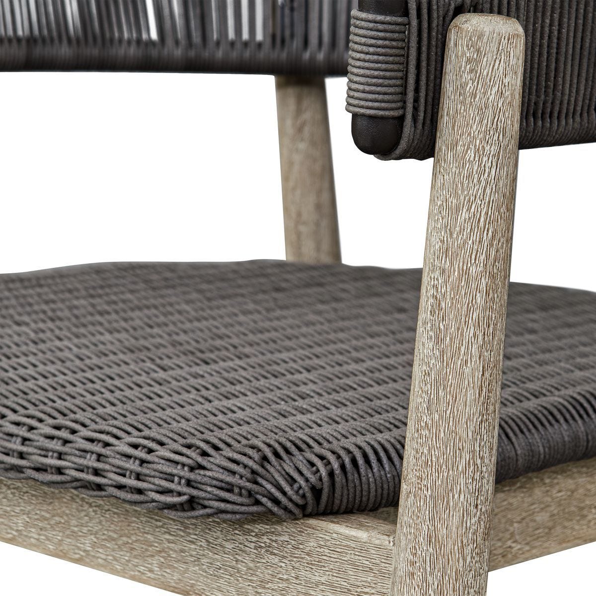 Dermott Outdoor Dining Chair, 2 Per Box, Priced Each by Uttermost