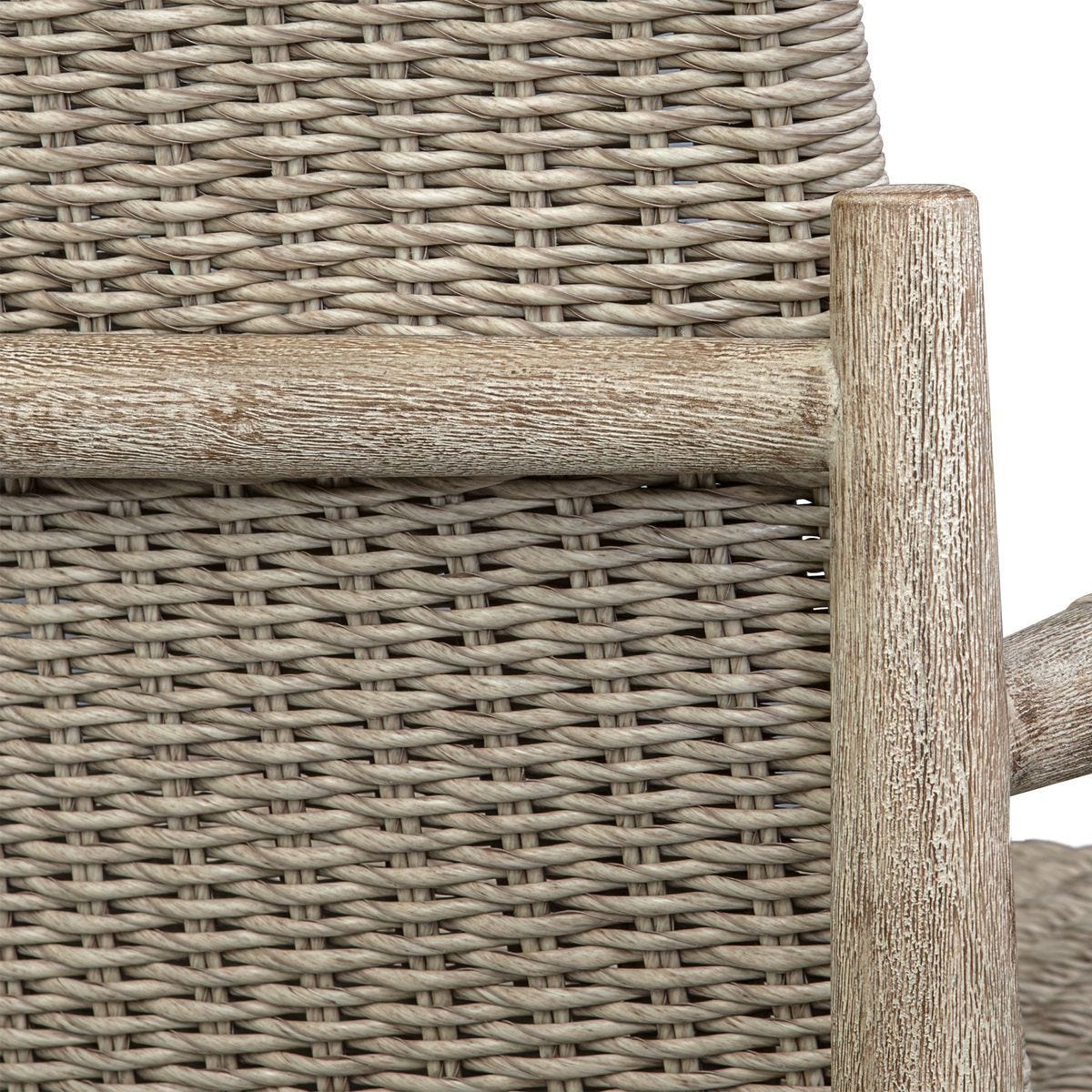 Sumba Outdoor Dining Chair, Oatmeal by Uttermost