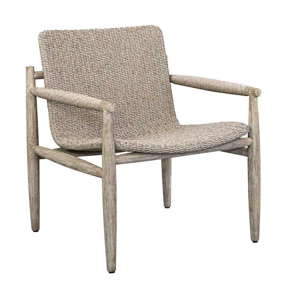 Sumba Outdoor Lounge Chair, Oatmeal