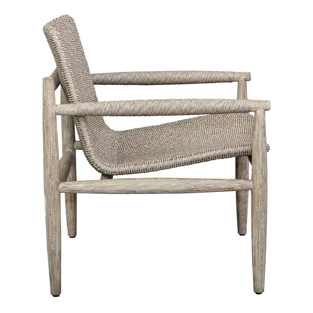 Sumba Outdoor Lounge Chair, Oatmeal