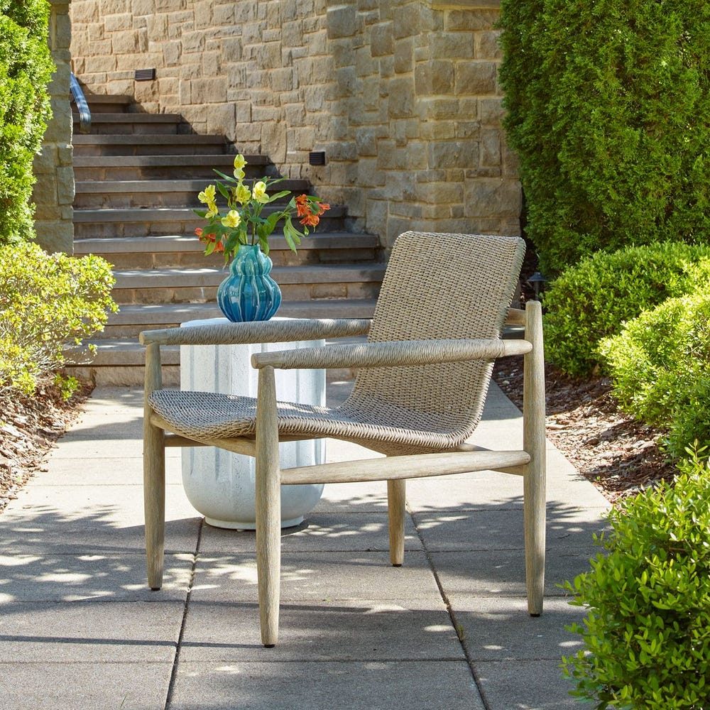 Sumba Outdoor Lounge Chair, Oatmeal