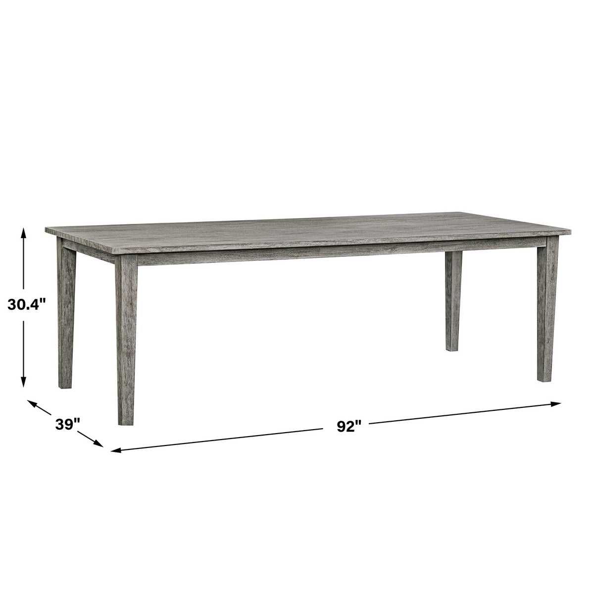 Forsyth Indoor-Outdoor Dining Table – Furniture by Uttermost | Sutter & Vale