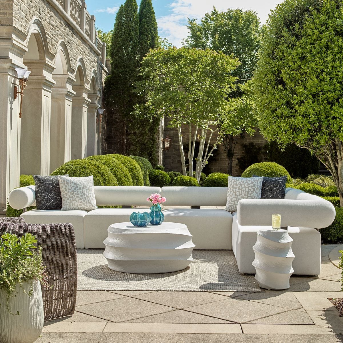 Winded Indoor-Outdoor Accent Table – Furniture by Uttermost | Sutter & Vale