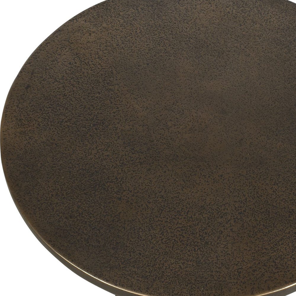 Joppa Indoor-Outdoor Accent Table, Golden Dark Bronze