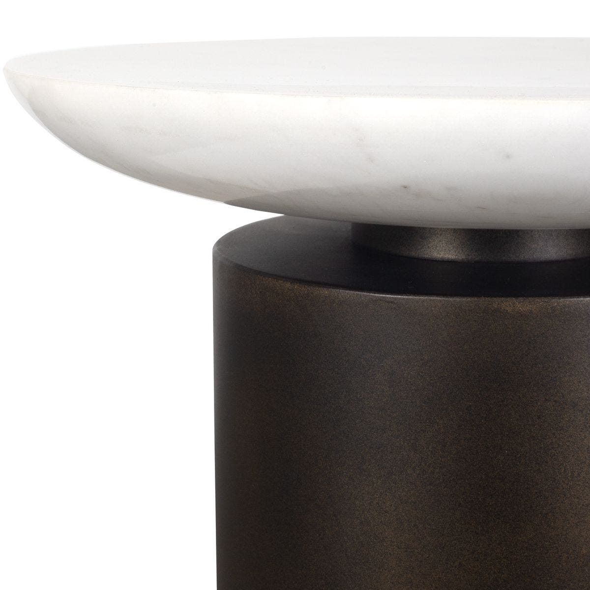Olso Indoor-Outdoor Accent Table, Bronze, 2 Cartons