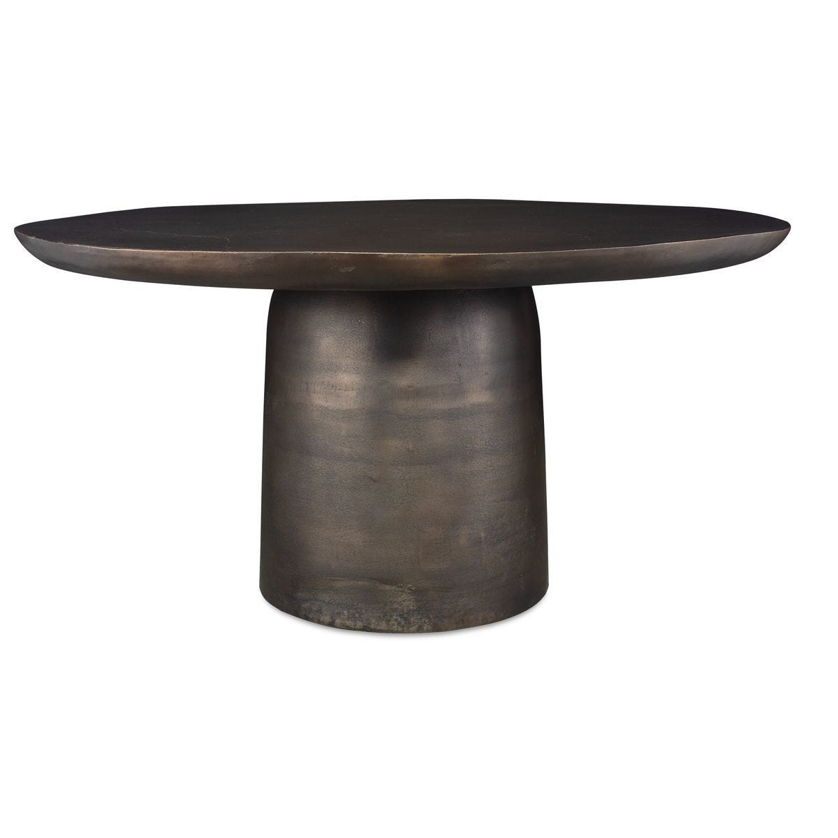 Madrone Indoor-Outdoor Dining Table, Golden Dark Bronze – Furniture by Uttermost | Sutter & Vale