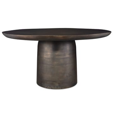 Madrone Indoor-Outdoor Dining Table, Golden Dark Bronze