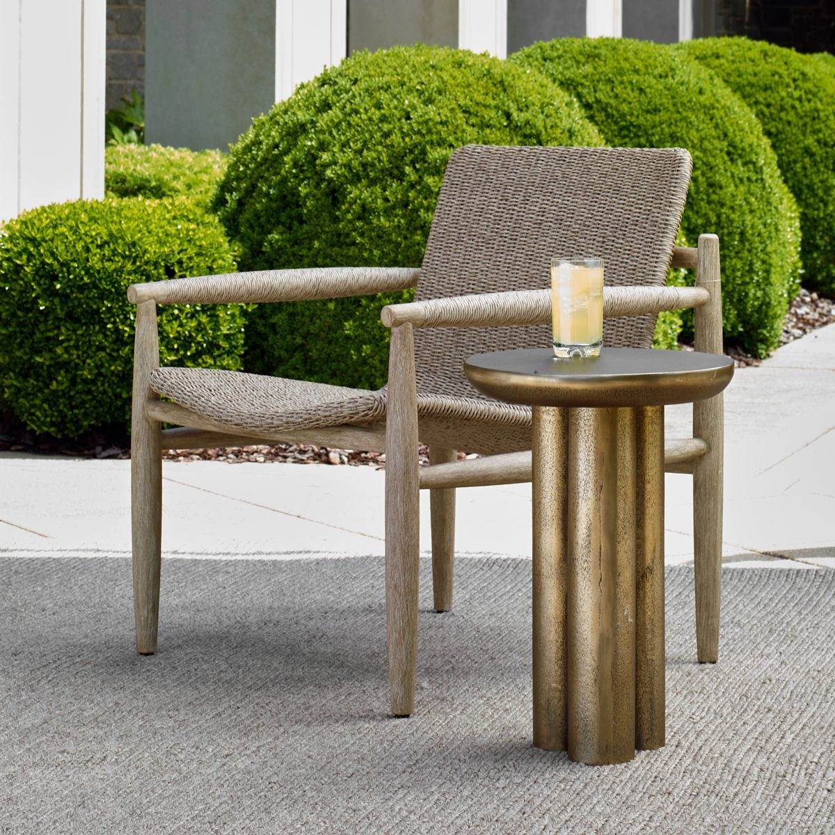 Thorp Indoor-Outdoor Accent Table – Furniture by Uttermost | Sutter & Vale