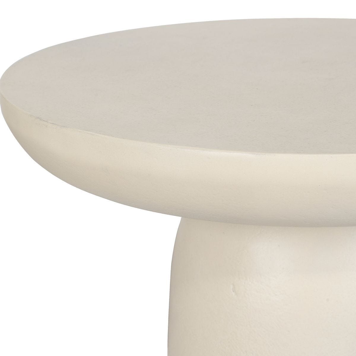 Joppa Indoor-Outdoor Accent Table, Warm White – Furniture by Uttermost | Sutter & Vale