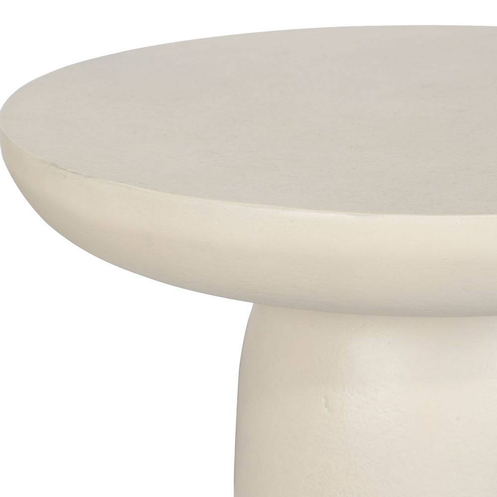 Joppa Indoor-Outdoor Accent Table, Warm White