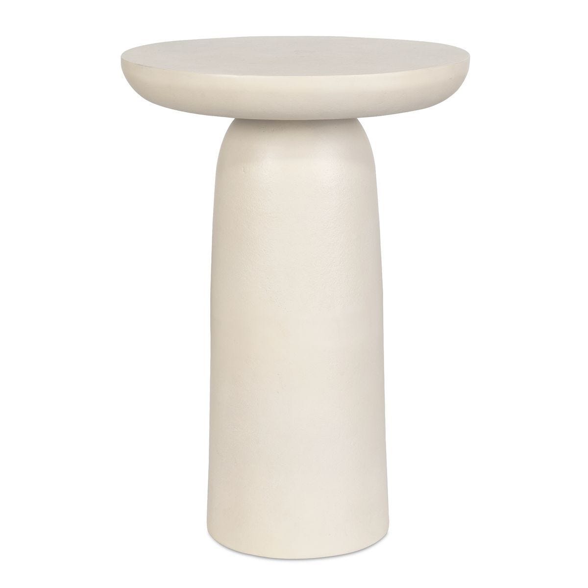 Joppa Indoor-Outdoor Accent Table, Warm White – Furniture by Uttermost | Sutter & Vale