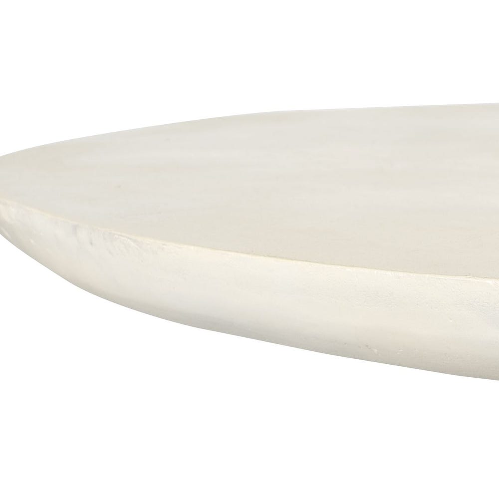 Madrone Indoor-Outdoor Dining Table, Warm White 2 CARTONS