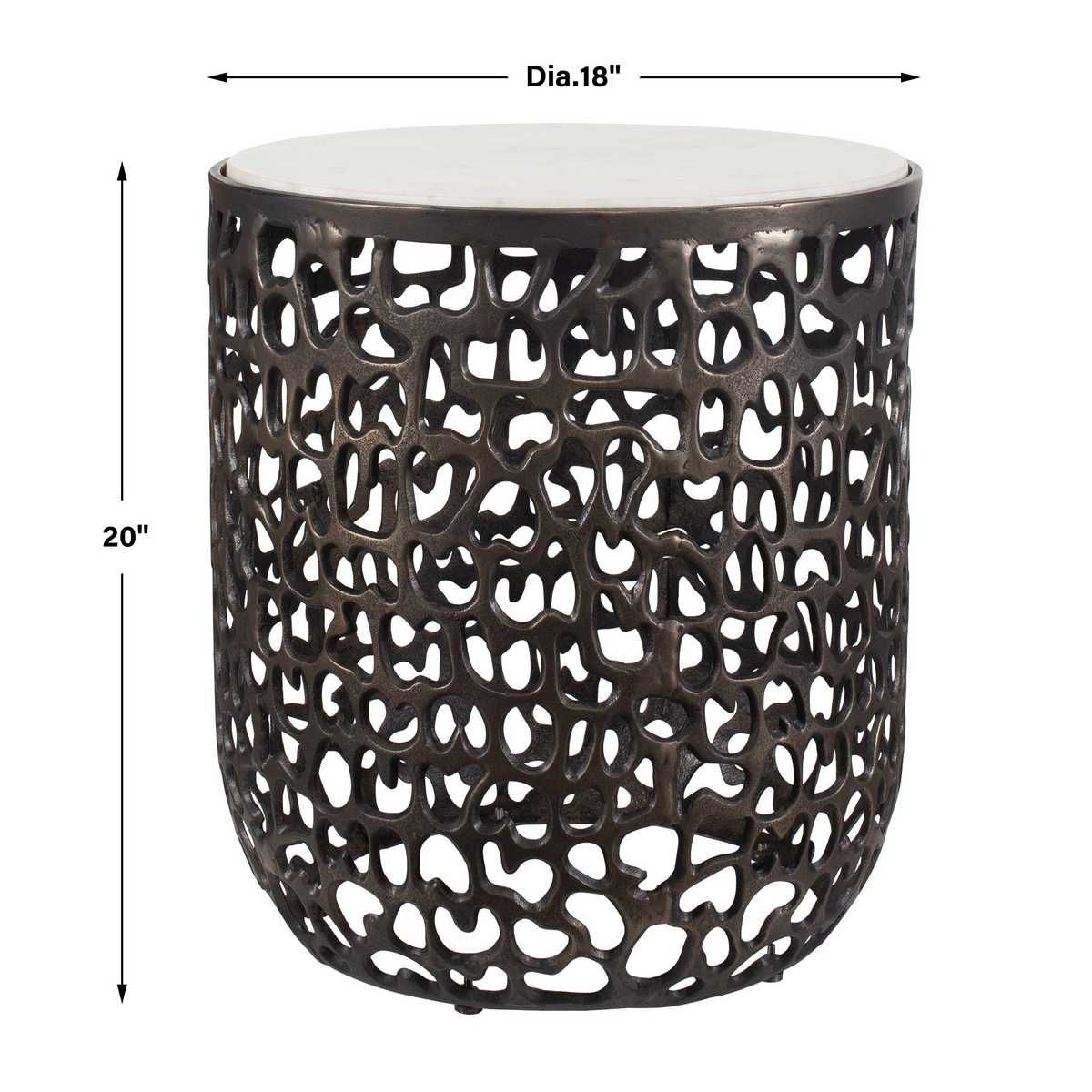 Sabena Indoor-Outdoor Side Table – Furniture by Uttermost | Sutter & Vale