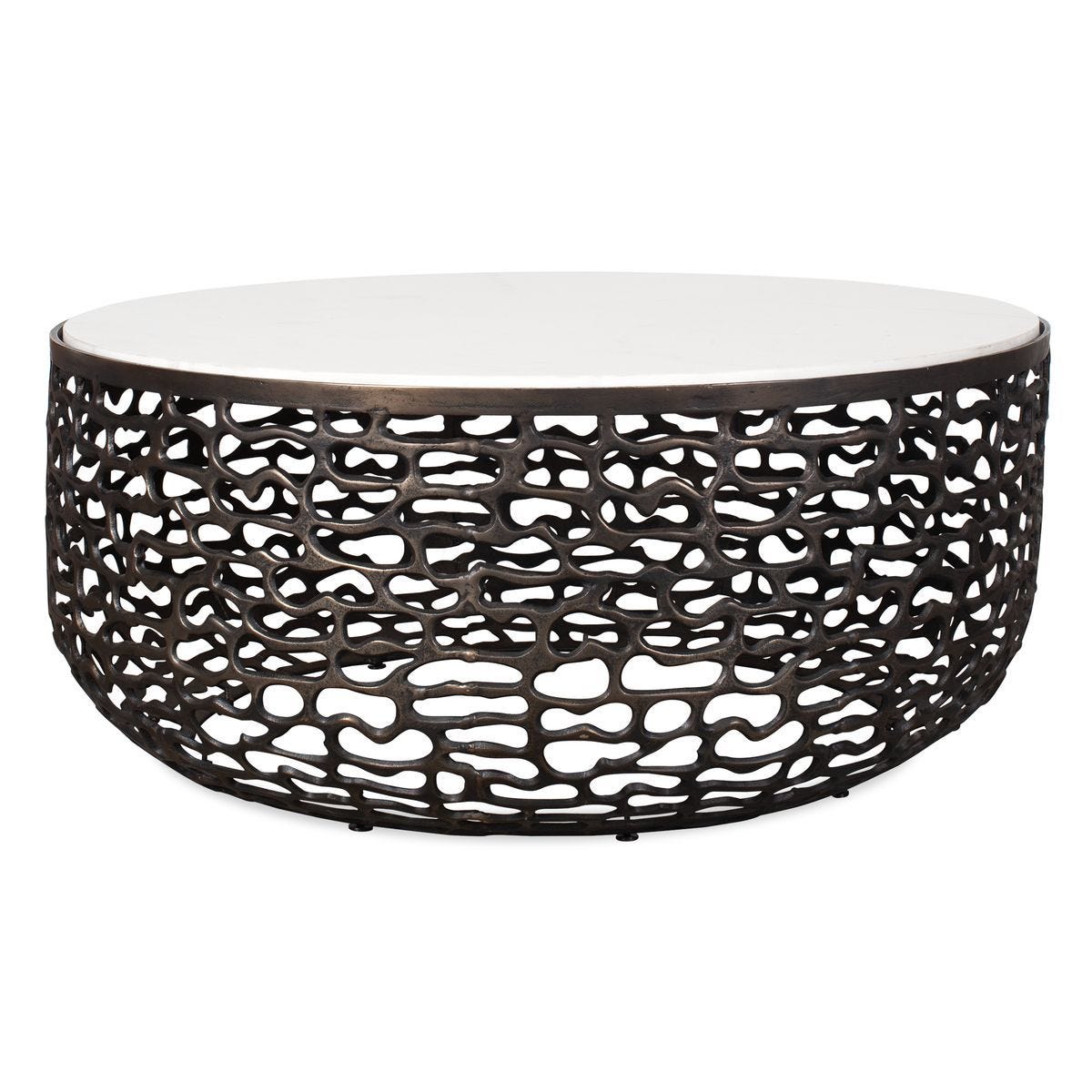 Sabena Indoor-Outdoor Coffee Table, 2 Cartons – Furniture by Uttermost | Sutter & Vale