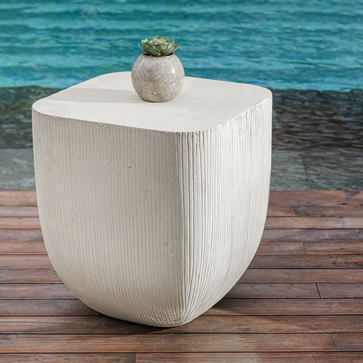 Alma Indoor-Outdoor Side Table – Furniture by Uttermost | Sutter & Vale
