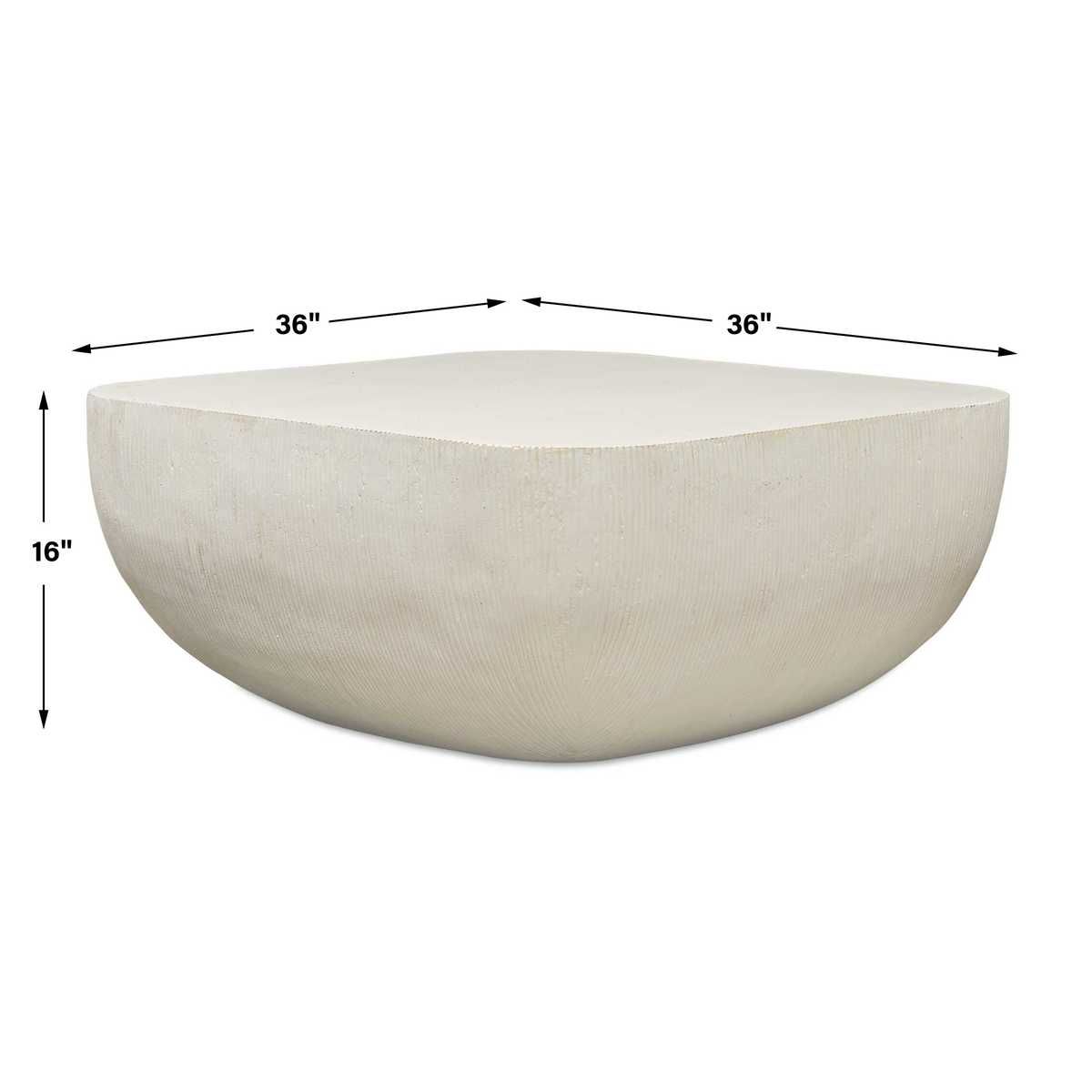 Alma Indoor-Outdoor Coffee Table – Furniture by Uttermost | Sutter & Vale