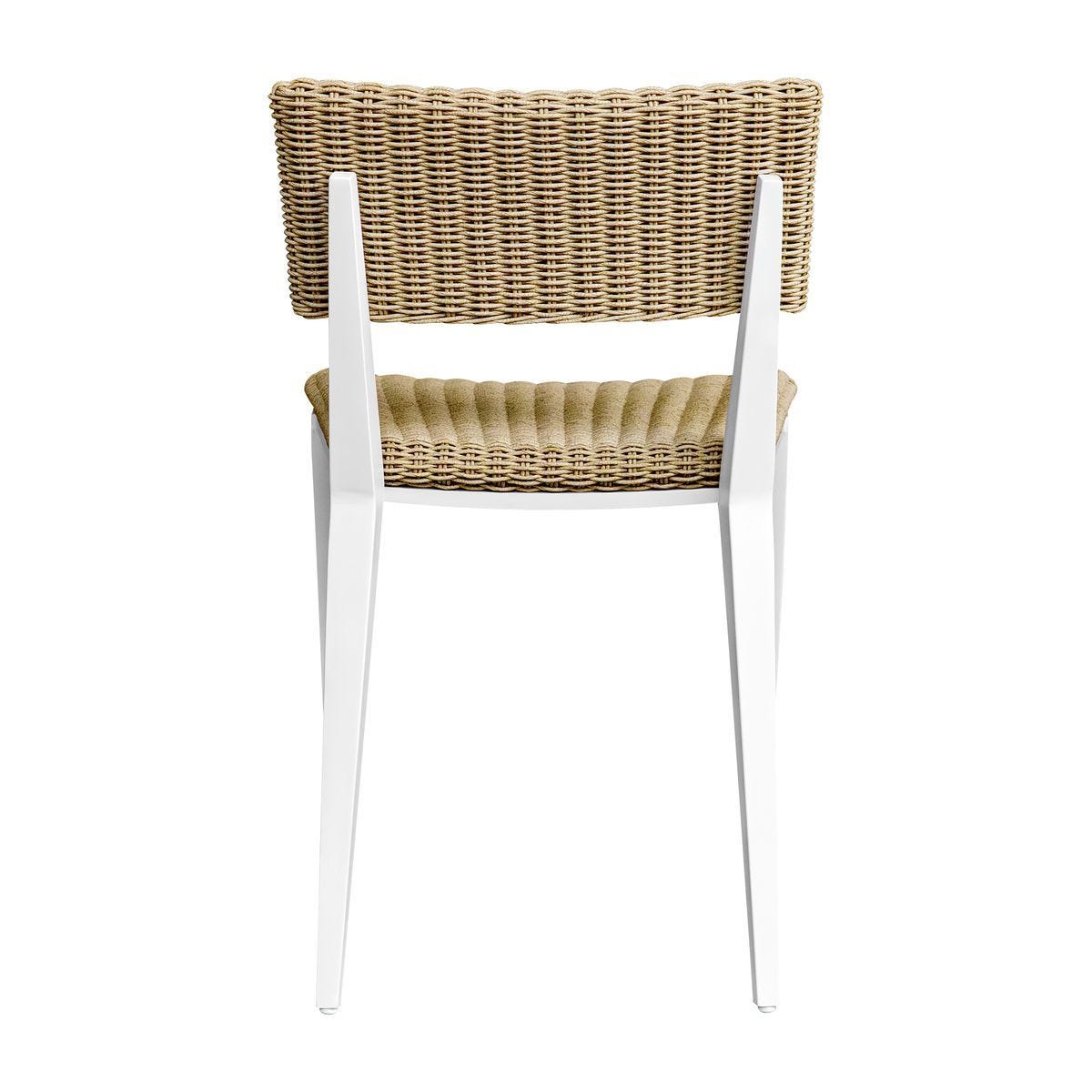 Calbas Outdoor Dining Chair, White – Furniture by Uttermost | Sutter & Vale