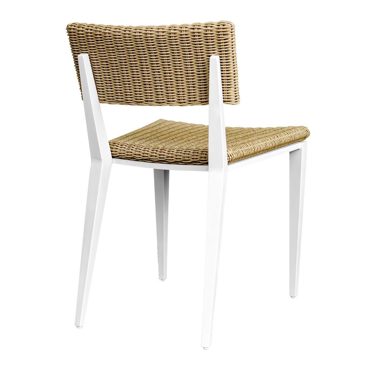Calbas Outdoor Dining Chair, White – Furniture by Uttermost | Sutter & Vale
