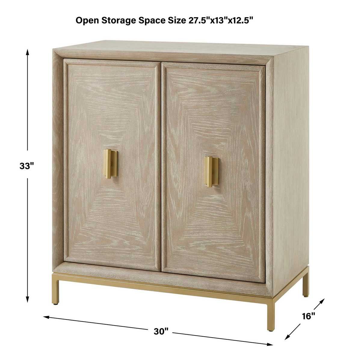 Alessia 2 Door Cabinet – Furniture by Uttermost | Sutter & Vale