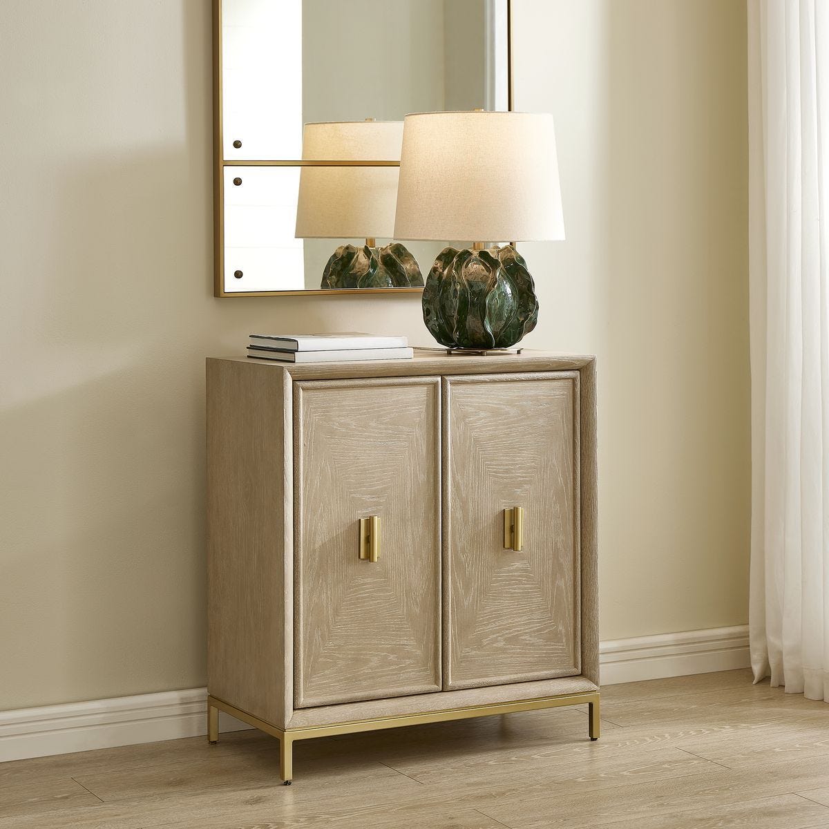 Alessia 2 Door Cabinet – Furniture by Uttermost | Sutter & Vale