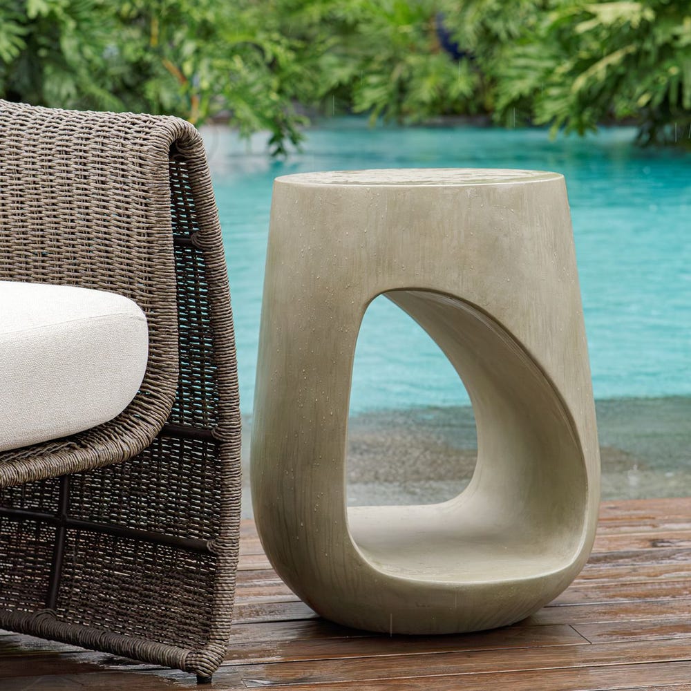 Lithos Indoor-Outdoor Accent Table