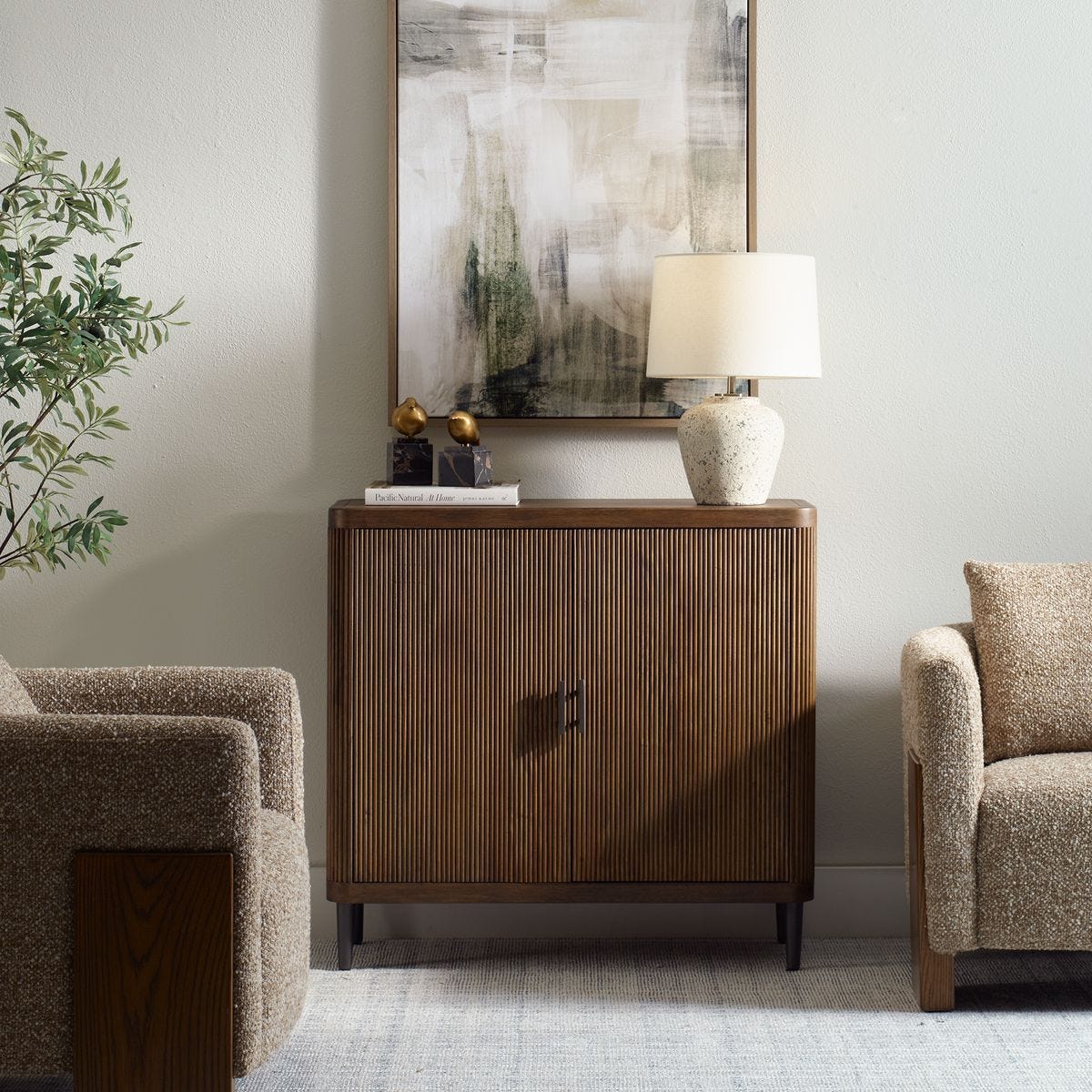 Pinstripe 2 Door Cabinet – Furniture by Uttermost | Sutter & Vale