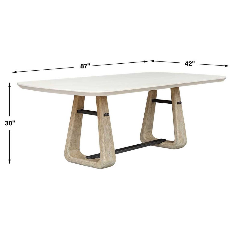 Circa Indoor-Outdoor Dining Table, 2 Cartons