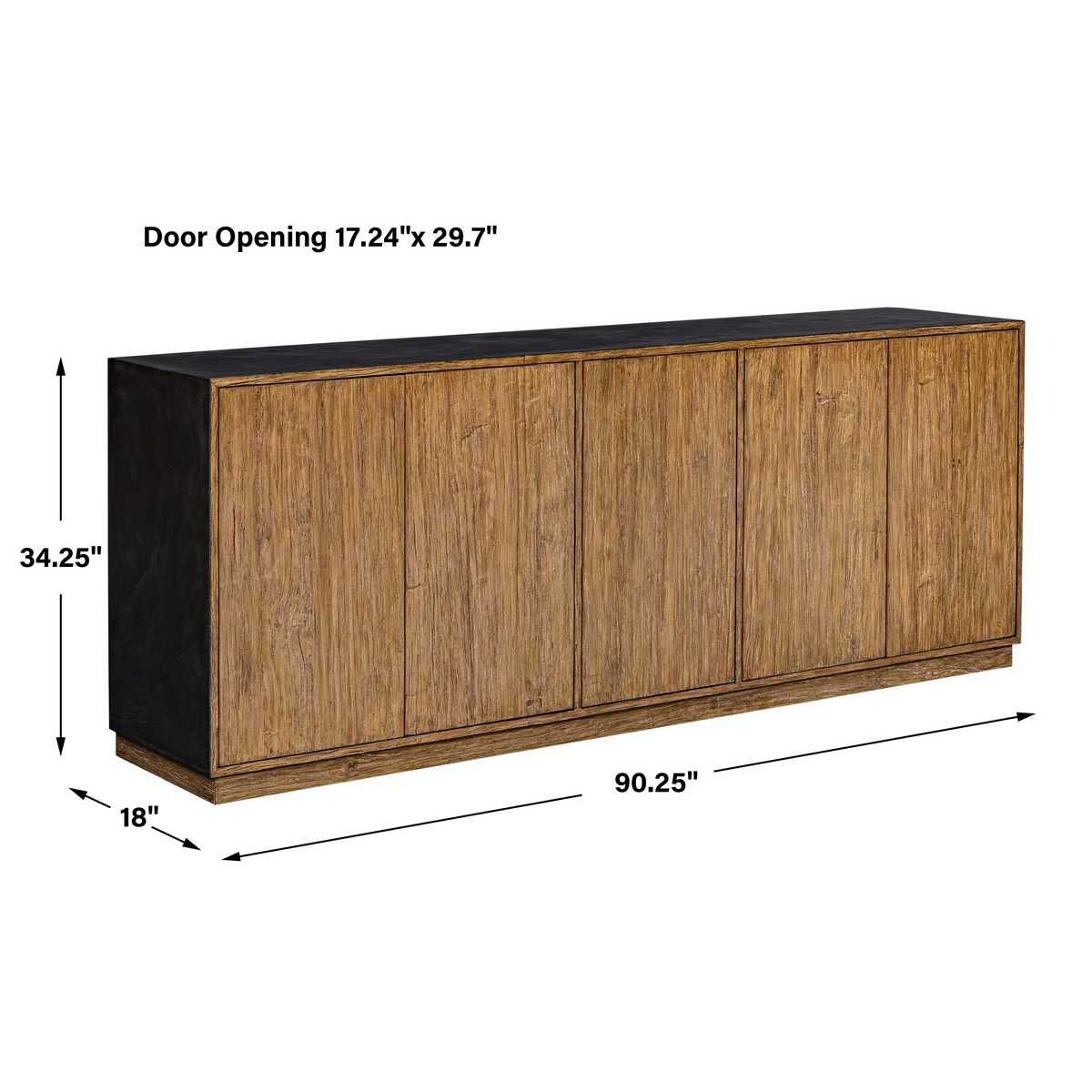 Kelvin 5 Door Cabinet – Furniture by Uttermost | Sutter & Vale