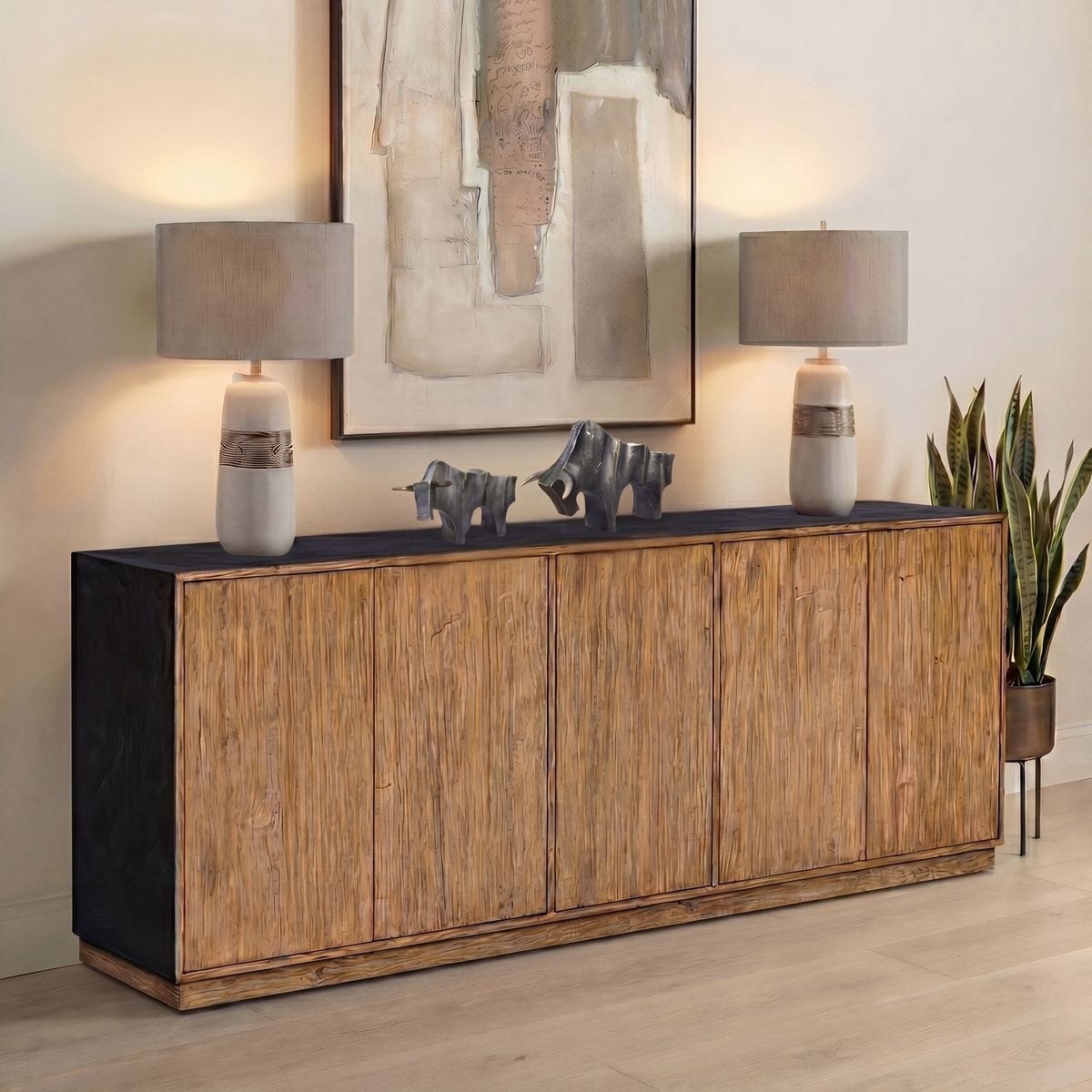 Kelvin 5 Door Cabinet – Furniture by Uttermost | Sutter & Vale