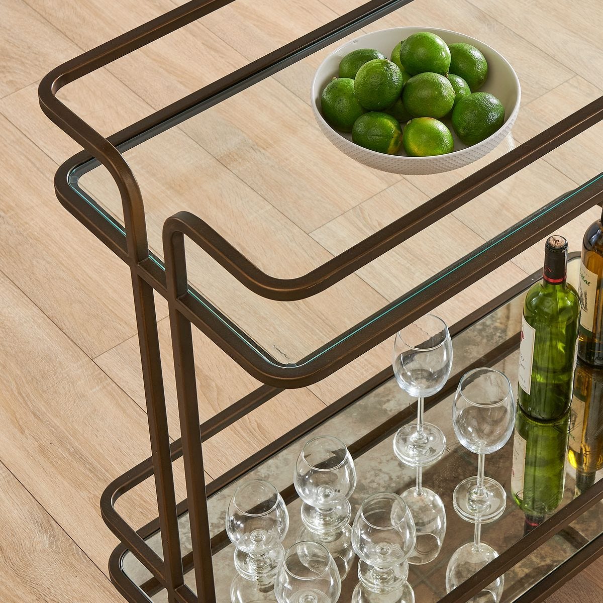 Erivo Bar Cart – Furniture by Uttermost | Sutter & Vale