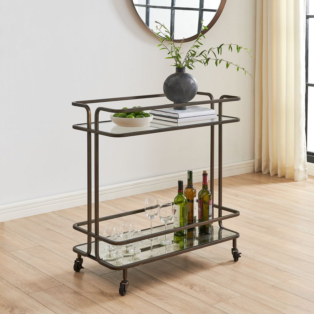 Erivo Bar Cart – Furniture by Uttermost | Sutter & Vale