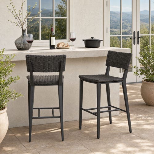 Calbas Outdoor Bar Stool, Java
