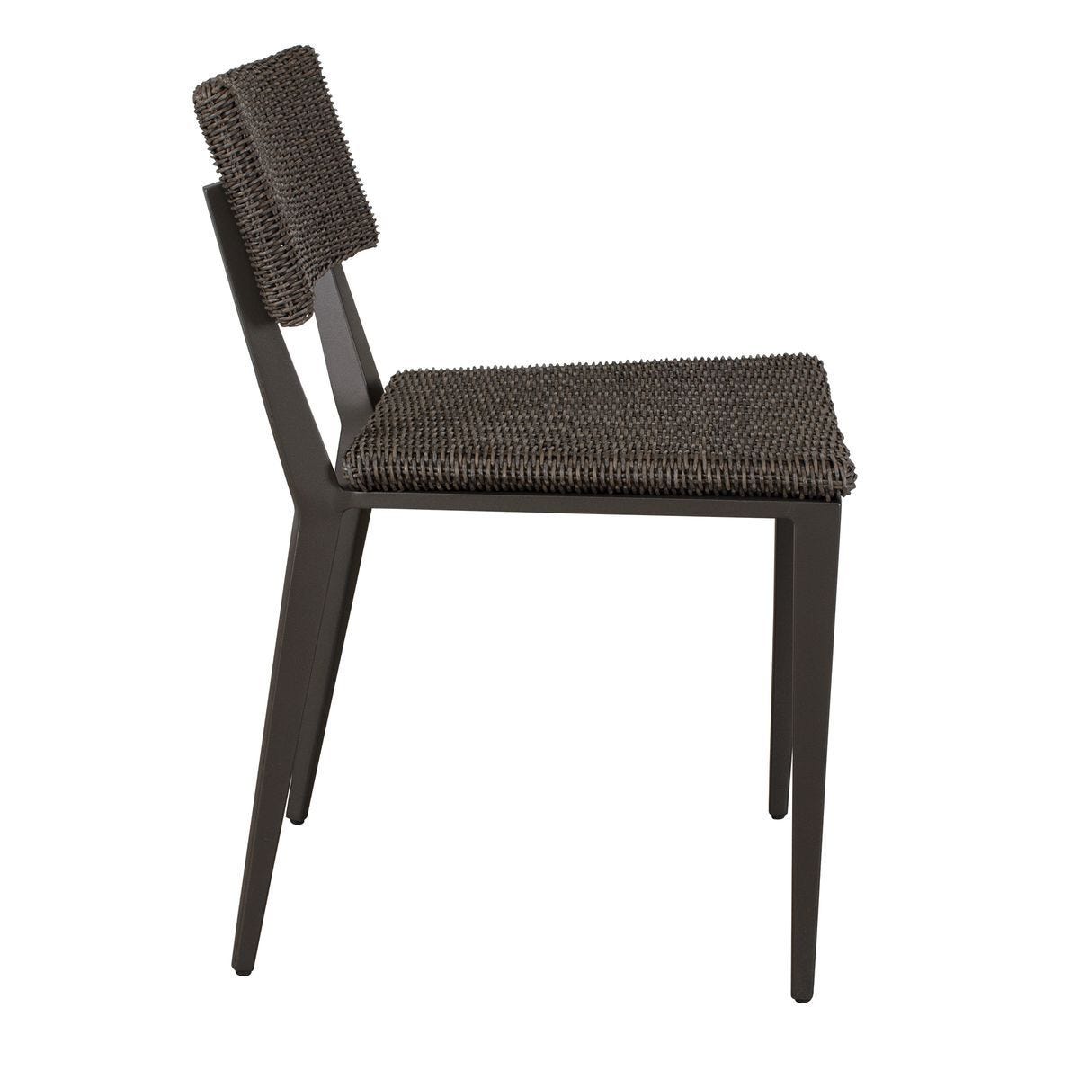 Calbas Outdoor Dining Chair, Java – Furniture by Uttermost | Sutter & Vale