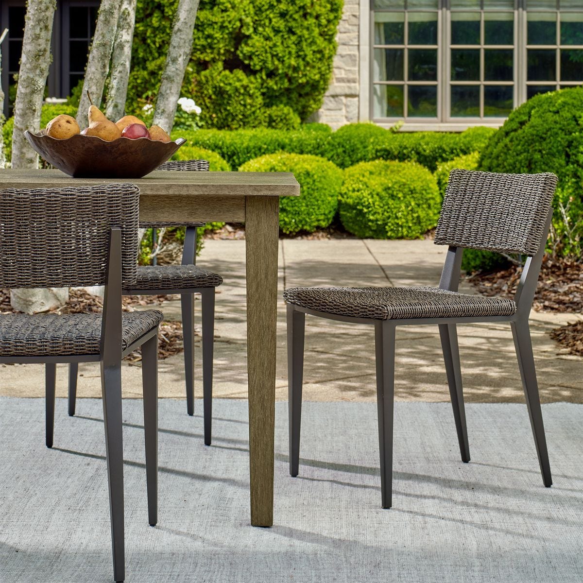 Calbas Outdoor Dining Chair, Java – Furniture by Uttermost | Sutter & Vale