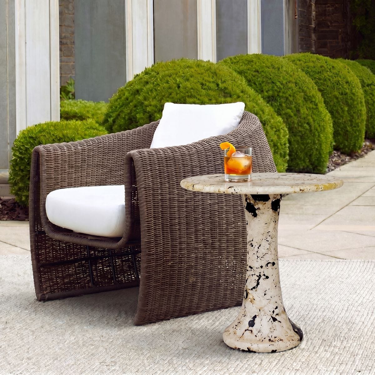 Cadas Indoor-Outdoor Side Table – Furniture by Uttermost | Sutter & Vale