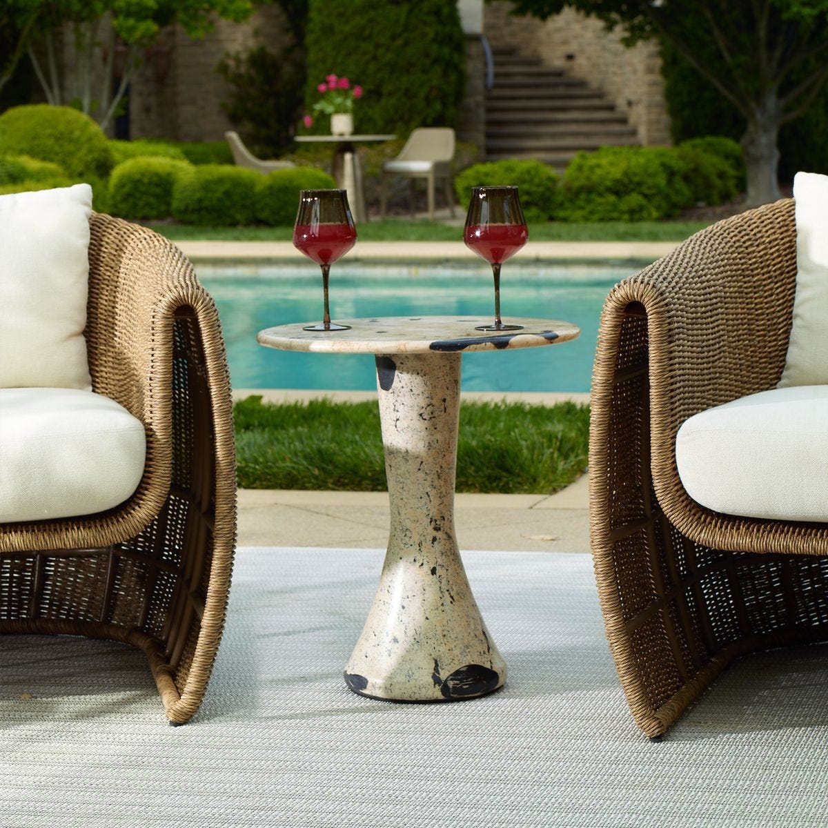 Cadas Indoor-Outdoor Side Table – Furniture by Uttermost | Sutter & Vale