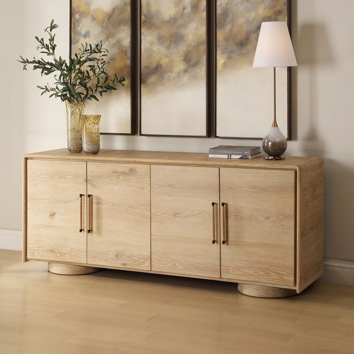 Evanston 4 Door Cabinet – Furniture by Uttermost | Sutter & Vale