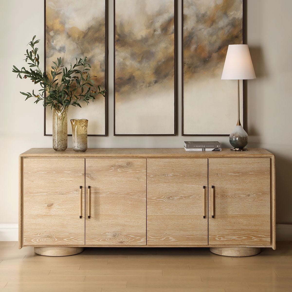 Evanston 4 Door Cabinet – Furniture by Uttermost | Sutter & Vale
