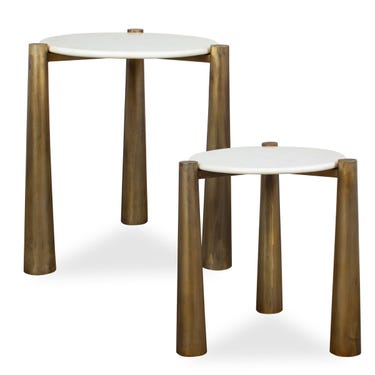 Claridge Nesting Tables, S/2