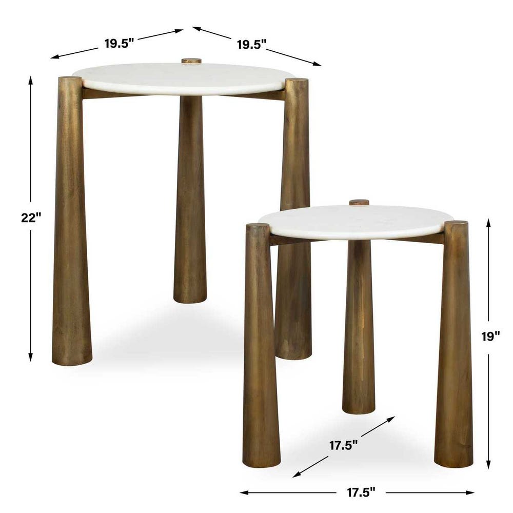 Claridge Nesting Tables, S/2