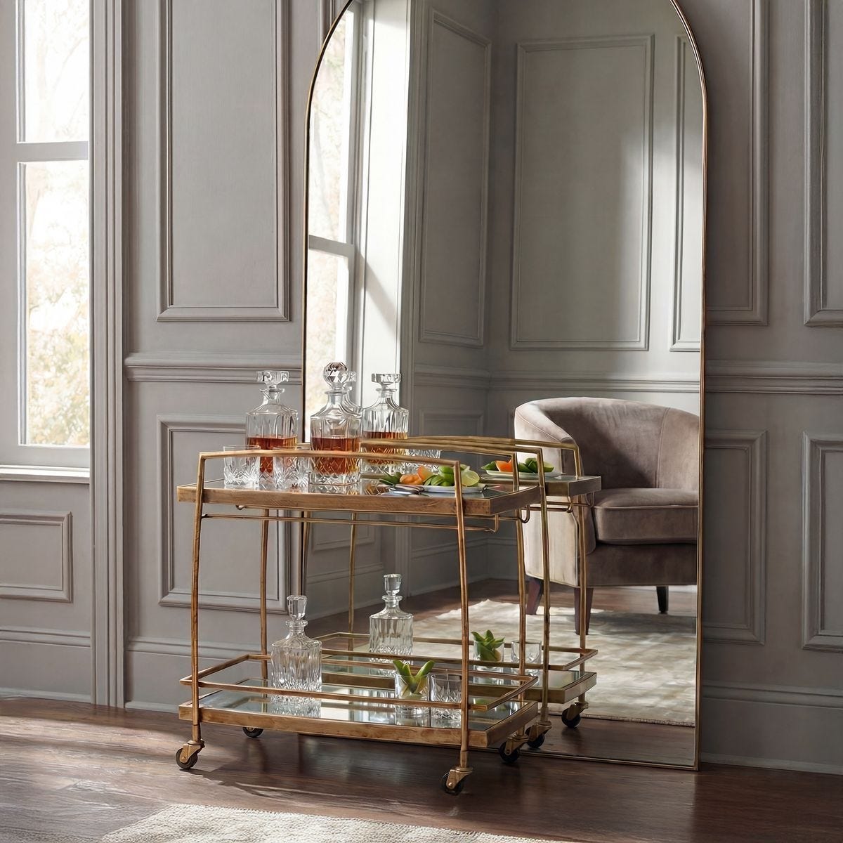 Scarritt Bar Cart – Furniture by Uttermost | Sutter & Vale