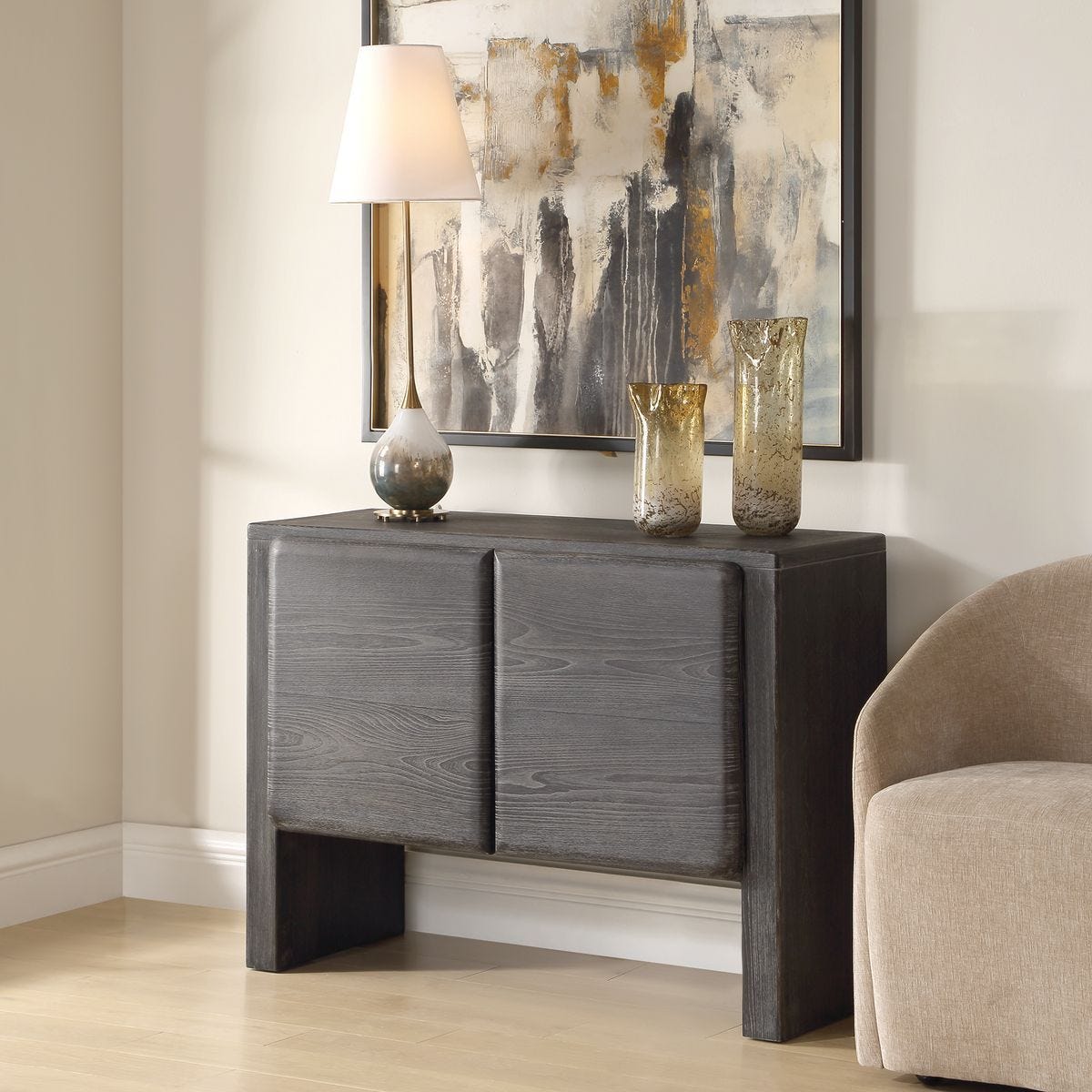 Bierk 2 Door Cabinet – Furniture by Uttermost | Sutter & Vale