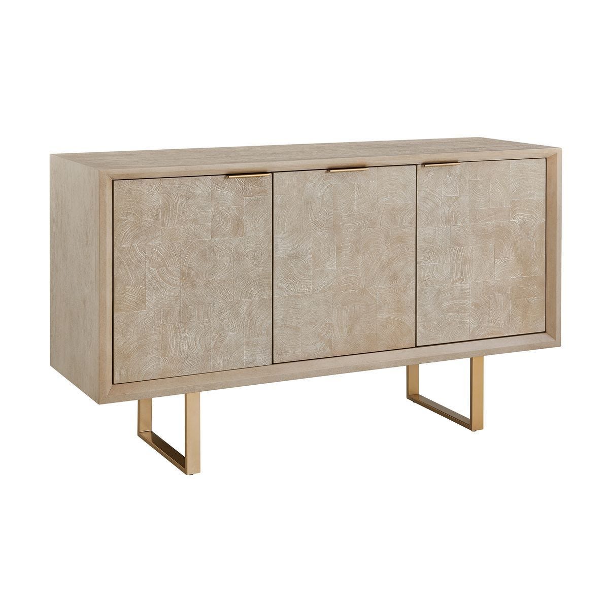 Maeva 3 Door Cabinet – Furniture by Uttermost | Sutter & Vale