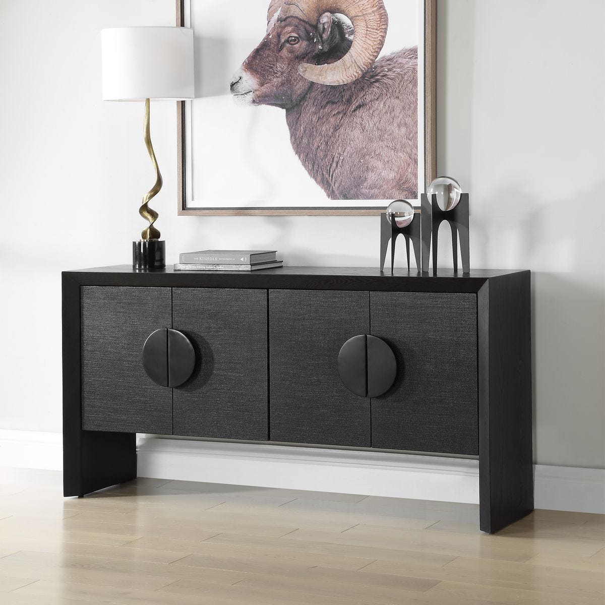 Williams 4 Door Cabinet – Furniture by Uttermost | Sutter & Vale