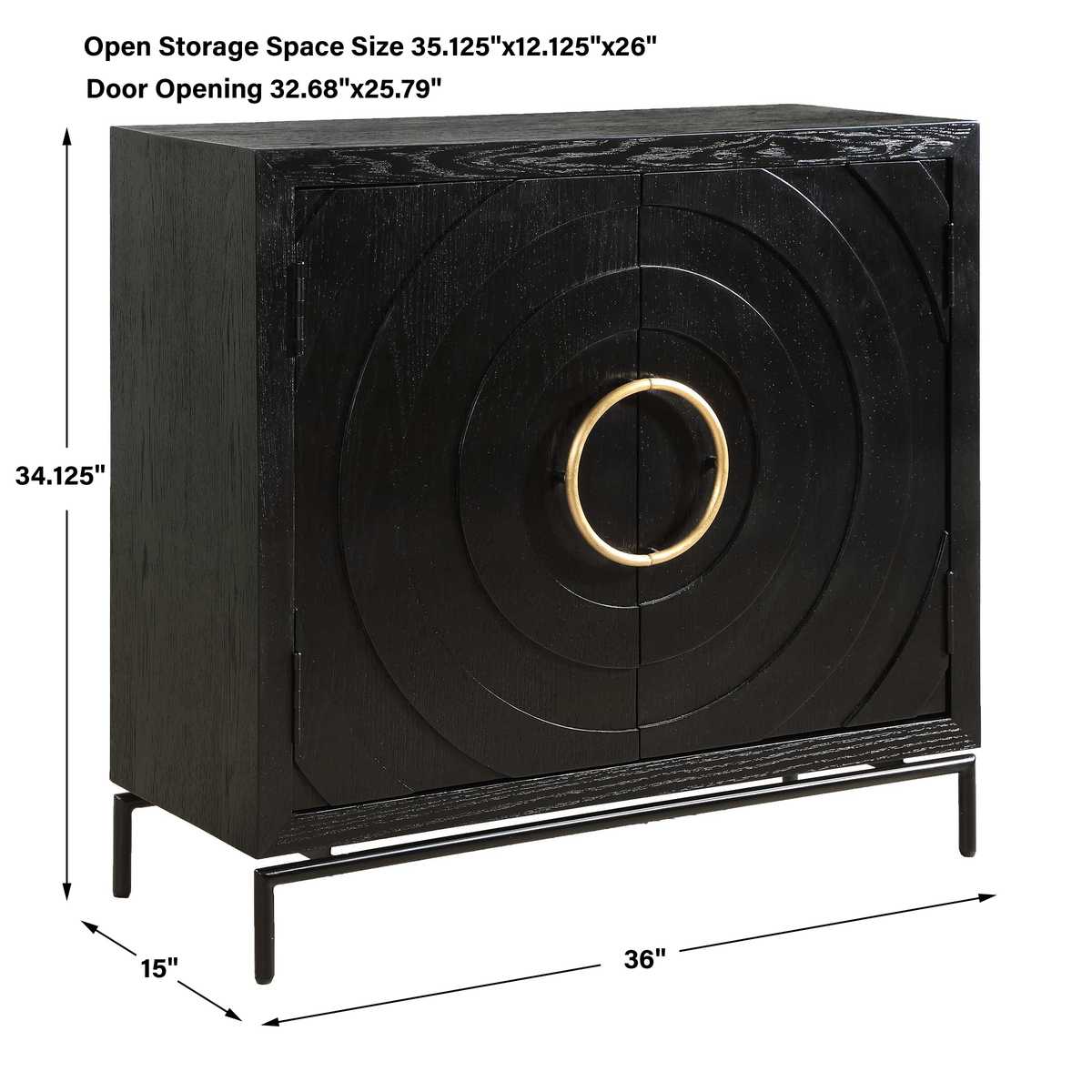 Briseis 2 Door Cabinet