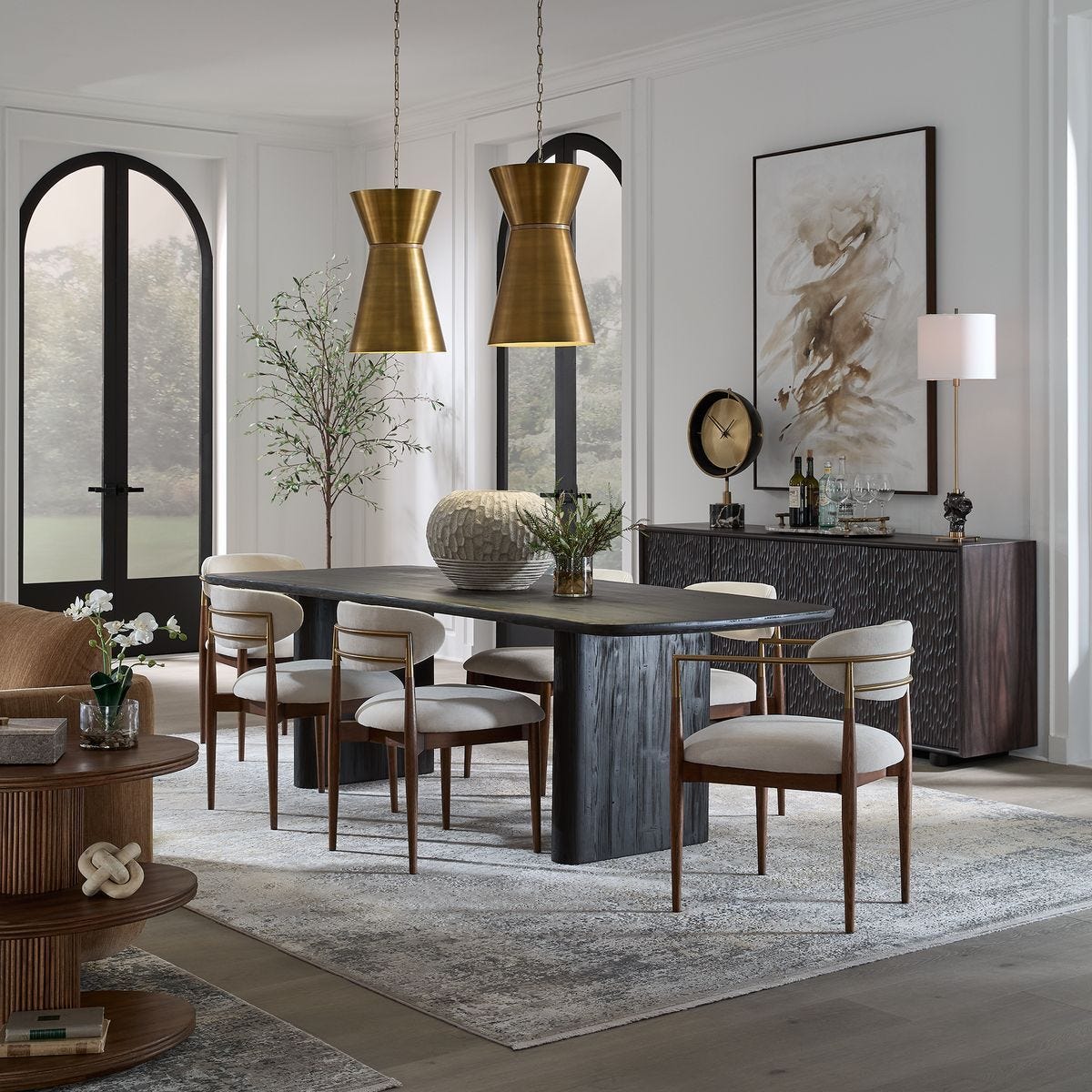 Kirin Dining Table, 2 Cartons – Furniture by Uttermost | Sutter & Vale