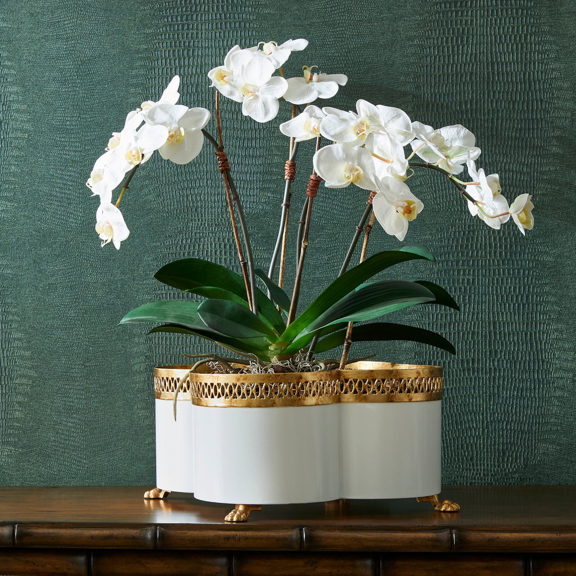 Tracery Cachepot - Cream (Sm)