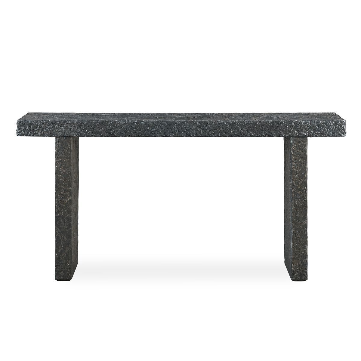 Hagan Indoor-Outdoor Console Table, Natural Slate, 2 CARTONS – Furniture by Uttermost | Sutter & Vale
